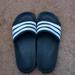 Adidas Shoes | Adidas Flip Flops | Color: Black/White | Size: 7