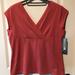 Nine West Tops | New- Nine West Top | Color: Brown/Red | Size: Xl