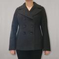 Michael Kors Jackets & Coats | Michael Kors Double Breasted Wool Blend Pea Coat | Color: Gray | Size: M