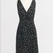 J. Crew Dresses | J. Crew Confetti Faux Wrap Dress In Black With Green Gray And Blue Design | Color: Black/Green | Size: 4