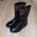 Michael Kors Shoes | Michael Kors Girls 12 Black Brown Designer Mid Calf Boots | Color: Black/Brown | Size: 12g