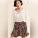 Free People Skirts | Free People Snake Skin Mini Skirt, Size 6 | Color: Gold/Purple | Size: 6