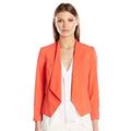 Nine West Jackets & Coats | Never Worn: Tangerine Nine West Solid Kiss Front Jacket | Color: Orange | Size: 2