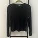 Anthropologie Tops | Maeve By Anthropologie Black Long Sleeve Top T-Shirt Women Cotton Blend Size Xl | Color: Black | Size: Xl