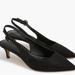 J. Crew Shoes | J.Crew Retails $138 Slingback Kitten Heels Black Size 9-M Bt275 | Color: Black | Size: 9