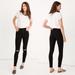 Madewell Jeans | Madewell Black Ripped Knee 10" High Rise Jegging Jean | Color: Black | Size: 23