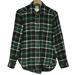 American Eagle Outfitters Tops | American Eagle Boyfriend Fit Flannel Shirt Plaid Ahh-Amazingly Soft Size Small | Color: Green/Red | Size: S