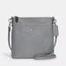 Coach Bags | Coach Kitt Messenger Crossbody Leather Gray Bag | Color: Gray | Size: Os