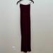 Free People Dresses | Free People Intimately Red Burgundy Velvet Maxi Dress Size Xs | Color: Red | Size: Xs