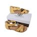 Giani Bernini Shoes | Giani Bernini Jhene Women's Memory Foam Sandals Sz 9m | Color: Brown/Yellow | Size: 9