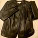 Michael Kors Jackets & Coats | Michael Kors Black Leather Jacket | Color: Black | Size: M