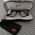 Ray-Ban Accessories | Euc Ray-Ban Eyeglasses Tortoise Brown With Cleaning Cloth And Case | Color: Brown/Tan | Size: Os