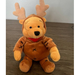 Disney Toys | Disney Story Winnie-The-Pooh Mini Bean Bag Reindeer Plush Vintage 1999 | Color: Brown | Size: Osbb