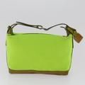 Gucci Bags | Gucci Lime Green Cloth Brown Patent Leather Trim Hobo Mini Bag Authentic Rare | Color: Brown/Green | Size: Os