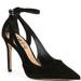 Giani Bernini Shoes | Gianni Bini Teagan Suede Cut-Out Ankle Strap Dress Pumps Size 8 In Black | Color: Black | Size: 8