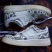 Nike Shoes | Nike Custom Hand Painted Air Force One Shoes | Color: Black/White | Size: 6