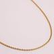 Anchor Chain Necklace in 14K Gold, 15.55 Inches | Solid Gold Quality Fine Estate Jewelry Danish