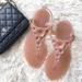 Coach Shoes | New Women’s Coach Tea Rose Jelly Sandals | Color: Cream | Size: Various