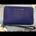 Michael Kors Bags | Michael Kota Wristlet Wallet | Color: Blue | Size: Os