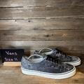 Vans Shoes | Mens Vans Era Denim Destroy Acid Wash Black Skate Sneakers Shoes Size 11 M Guc | Color: Black | Size: 11