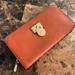 Michael Kors Bags | Mk Michael Kors Credit Card Wallet Leather | Color: Orange | Size: Os