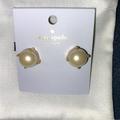 Kate Spade Jewelry | New Kate Spade New York Pearl Gumdrop Stud Earrings Cream Color | Color: Cream | Size: Os