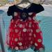 Disney Dresses | Disney Baby Minnie Mouse Dress, Worn Once | Color: Black/Red | Size: 12-18mb
