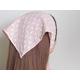 Summer Triangle Headscarf For Women/ Pink Broderie Cotton Bandana Headbands UK/Cottage Hair Scarf/ Women's Headscarf/Hair UK