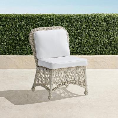 Set of 2 Hampton Dining Side Chairs in Ivory Wicker - Quick Dry, Sand - Frontgate