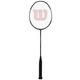Wilson Badminton-Schläger, Blaze S1700, Unisex, Griffstärke: 4, Schwarz/Grau, Neutral, WRT8905004