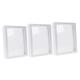 JECOMPRIS 3pcs Box Specimen Photo Frame Glass Display Shelf Artwork Shadowbox Specimen Diy Frame Simple Style Diy Display Frame Plant Display Photo Frame A4 White Wooden Picture Frame