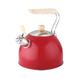 Stove Top Kettle Tea Kettle Stovetop Tea Kettle Stovetop Whistling Heat Stainless Steel Whistle Teapot with Ergonomic Resistant Handle Whistling Tea Kettle (Color : B, Size : 2.5L)