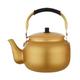 Stove Top Kettle Tea Kettle Stovetop Aluminum Tea Kettle Teakettle Thicken Tea Pot Hot Water Kettle Boiling Jug for Home Kitchen Gas Stovetop Kettle Whistling Tea Kettle (Color : Yellow, Size : 2L)