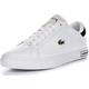 Lacoste Powercourt WHB Men's Leather Trainers (White Black, UK 10.5)