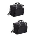 TOPBATHY 2 Pcs Ice Bag Portable Cooler Ice Cream Insulated Cooler Bag Bento Lunch Bag Thermal Bag Outdoor Insulated Bag Insulated Lunch Bags Insulated Pizza Bag Picnic Bag Food Oxford Cloth