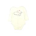 Baby Gap Long Sleeve Onesie: Ivory Solid Bottoms - Size 6-12 Month