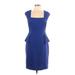 Kay Unger Casual Dress: Blue Dresses - Women's Size 10
