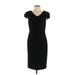 Anne Klein Cocktail Dress - Bodycon: Black Solid Dresses - New - Women's Size 0