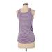 Skechers Active T-Shirt: Purple Activewear - Women's Size X-Small