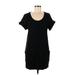 Jonathan Saunders for Target Casual Dress - Mini Scoop Neck Short sleeves: Black Solid Dresses - Women's Size Medium