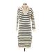 Shein Casual Dress - Sweater Dress: Ivory Dresses - Women's Size 4