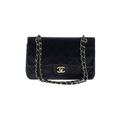 Chanel Leather Shoulder Bag: Quilted Black Solid Bags