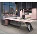 My Lux Decor 118.11" W L-Shaped Office Furniture | 29.52 H x 118.11 W x 31.49 D in | Wayfair 14:200003699#2.6m-right
