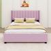 Latitude Run® Venio Upholstered Panel Storage Bed Metal in Pink | 43.5 H x 64.75 W x 84.75 D in | Wayfair 219CF3667B894C7A9AB0CD266607D690