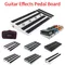Gitarren pedal brett mit Klebeband effekt Pedal brett Robustes Pe-Kunststoff-Gitarren pedal brett mit 600d-Effekt-Pedalboard-Tasche
