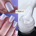UR SUGAR 7ml blanc paillettes Base en caoutchouc Gel ongles brillant paillettes Semi Permanent tremper UV LED vernis tout pour manucure