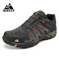 HIKEUP-Chaussures de randonnée en cuir résistantes à l'usure pour hommes chaussures de sport de