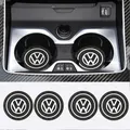 Dessous de verre de voiture pour Volkswagen Golf 4 5 7 Polo Tiguan VW TOURAN JETTA PASSAT