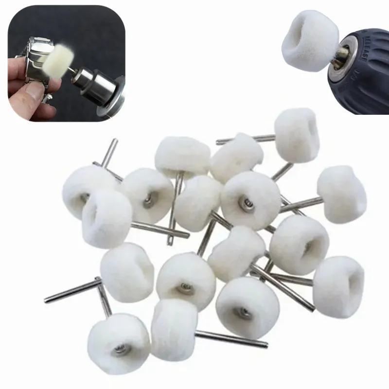 Mini Schleifen Schleifkopf Schleifscheibe Filz 2,3/3 mm Schaft Polierscheiben Metall Polierbürste Bohrer Drehwerkzeug Zubehör Image