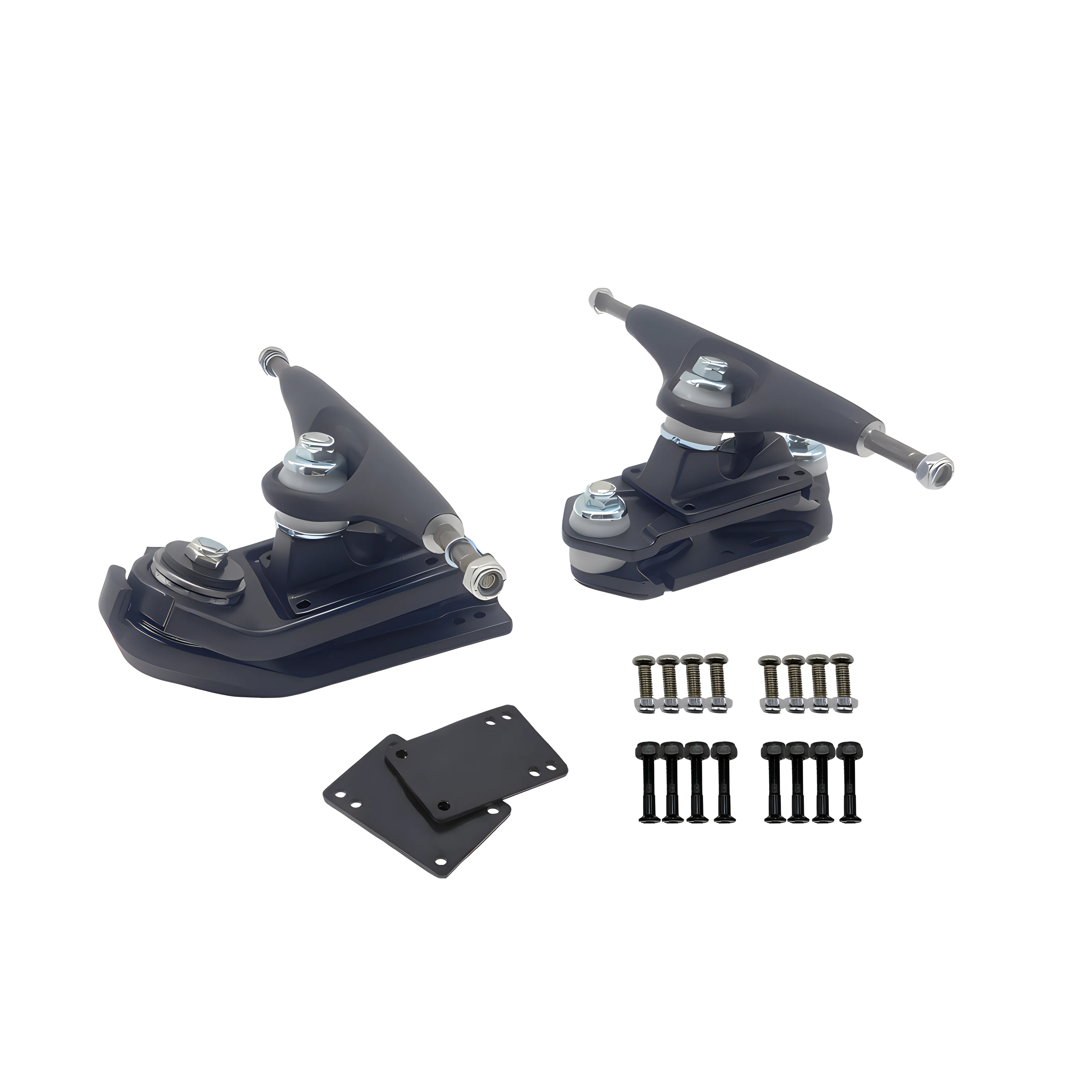 Neuankömmling Black Bundle-Both Surf Adapter Rail Adapter Rail Adapter Surfskate Truck Passend für jedes Board Surf Skateboard Image